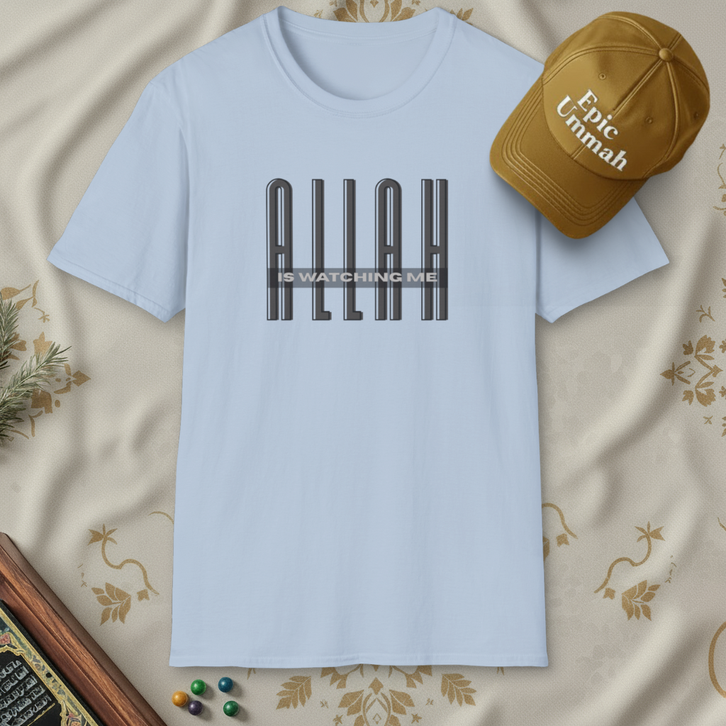 Allah is watching me | Short sleeve Tees