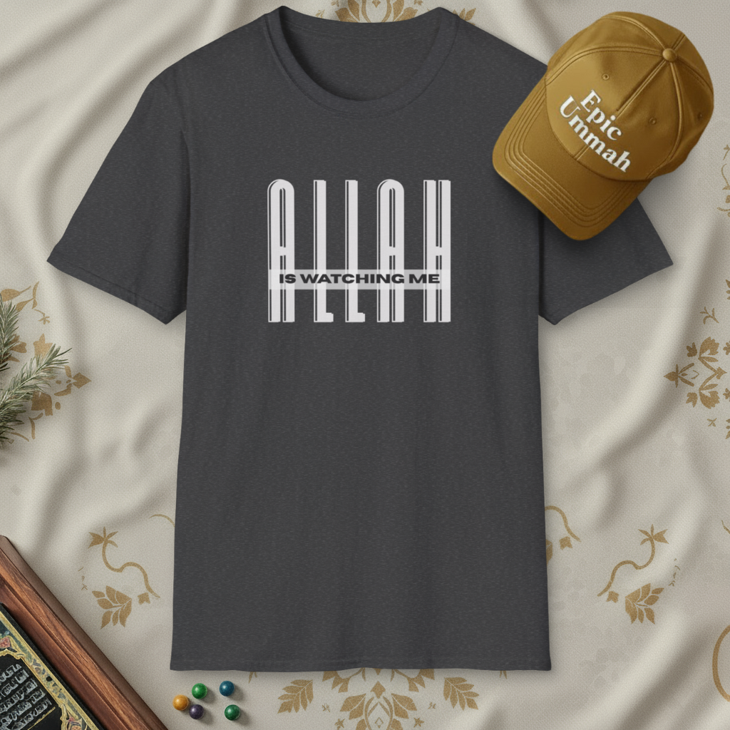 Allah is watching me | Short sleeve Tees