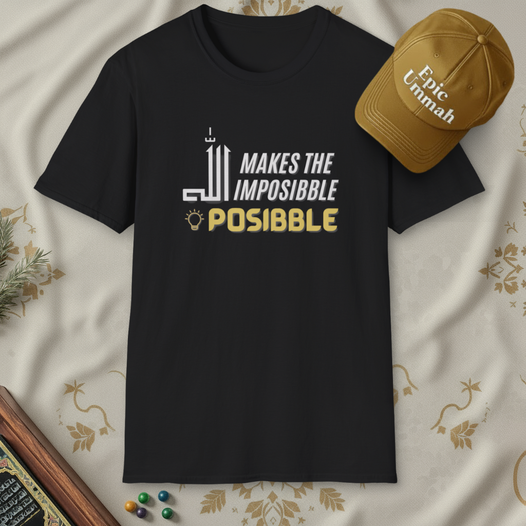 Allah makes Impossible Possible | Short sleeve Tees