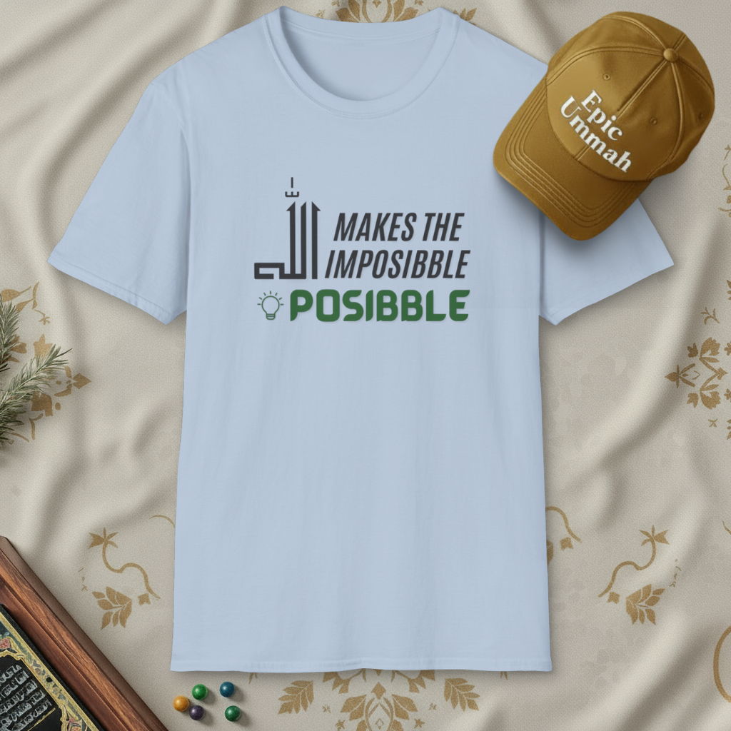Allah makes Impossible Possible | Short sleeve Tees