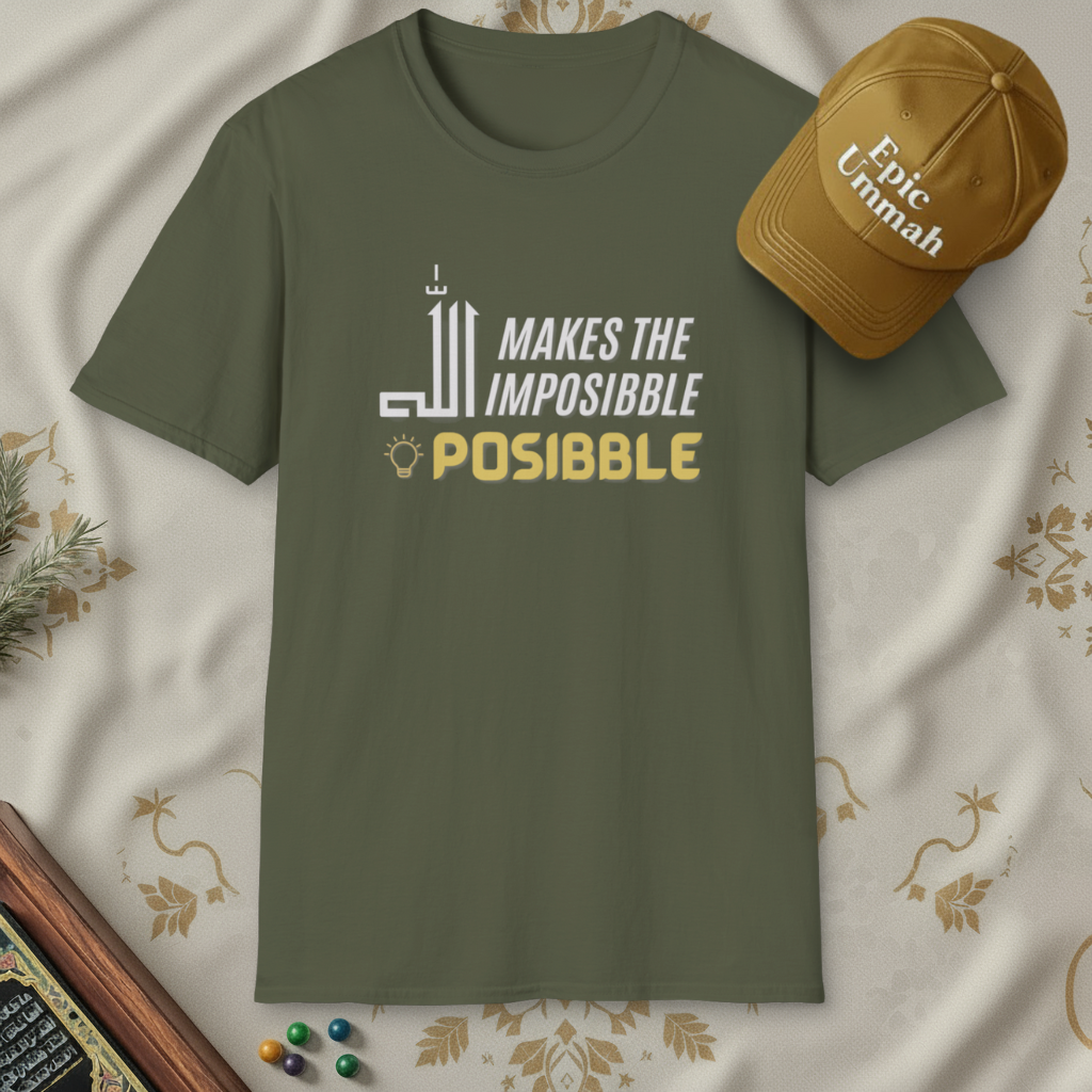 Allah makes Impossible Possible | Short sleeve Tees