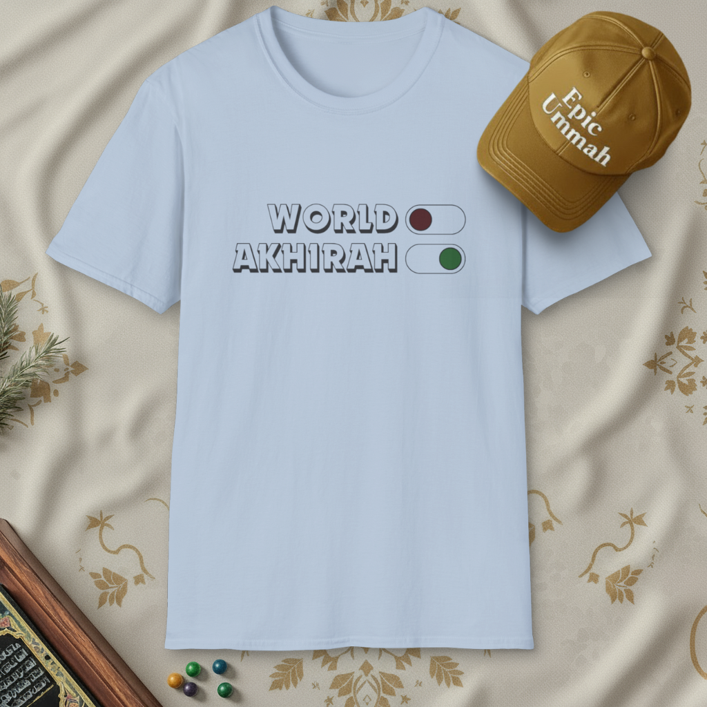 World off Akhirah on | Short sleeve Tees
