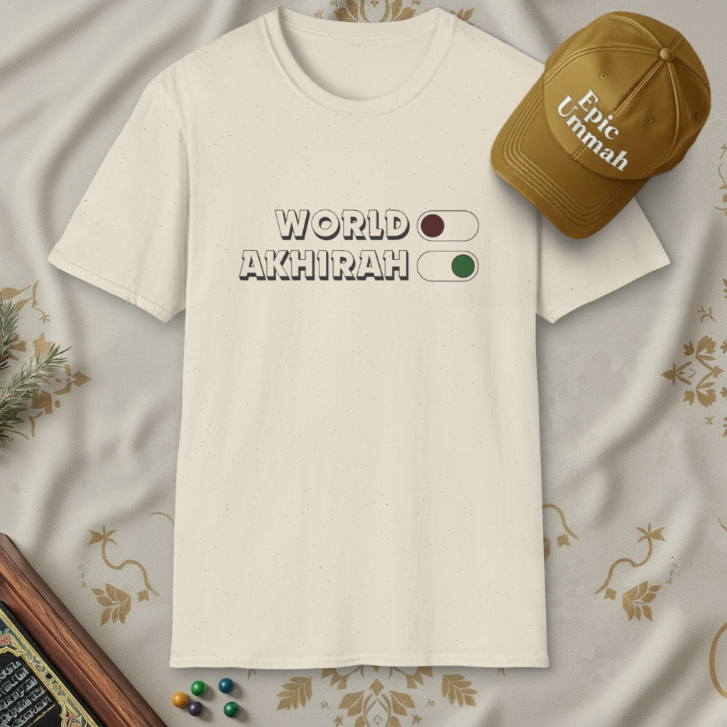 World off Akhirah on | Short sleeve Tees