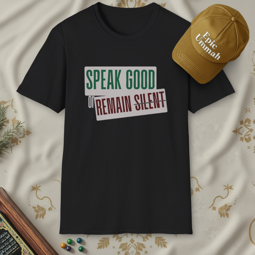 Speak 'Good' or remain 'Silent' | Short sleeve Tees