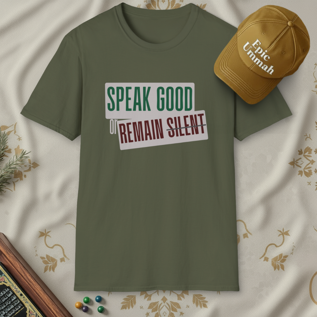 Speak 'Good' or remain 'Silent' | Short sleeve Tees